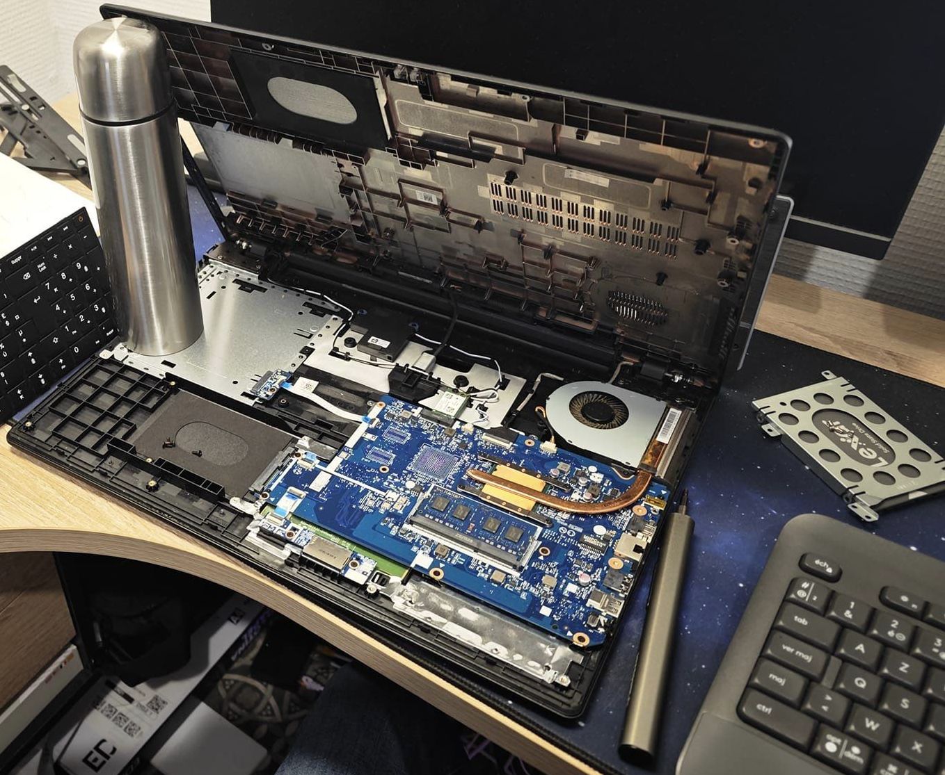 Comparaison ancien HDD et nouveau SSD